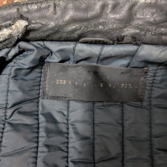 SOLDHein Gericke VTG AMF Harley Davidson Leather Cafe Racer Jacket 40 Thrashed - Picture 10 of 16